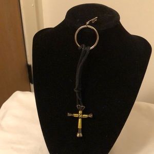 Discipline’s Cross Keychain- Gold Cross